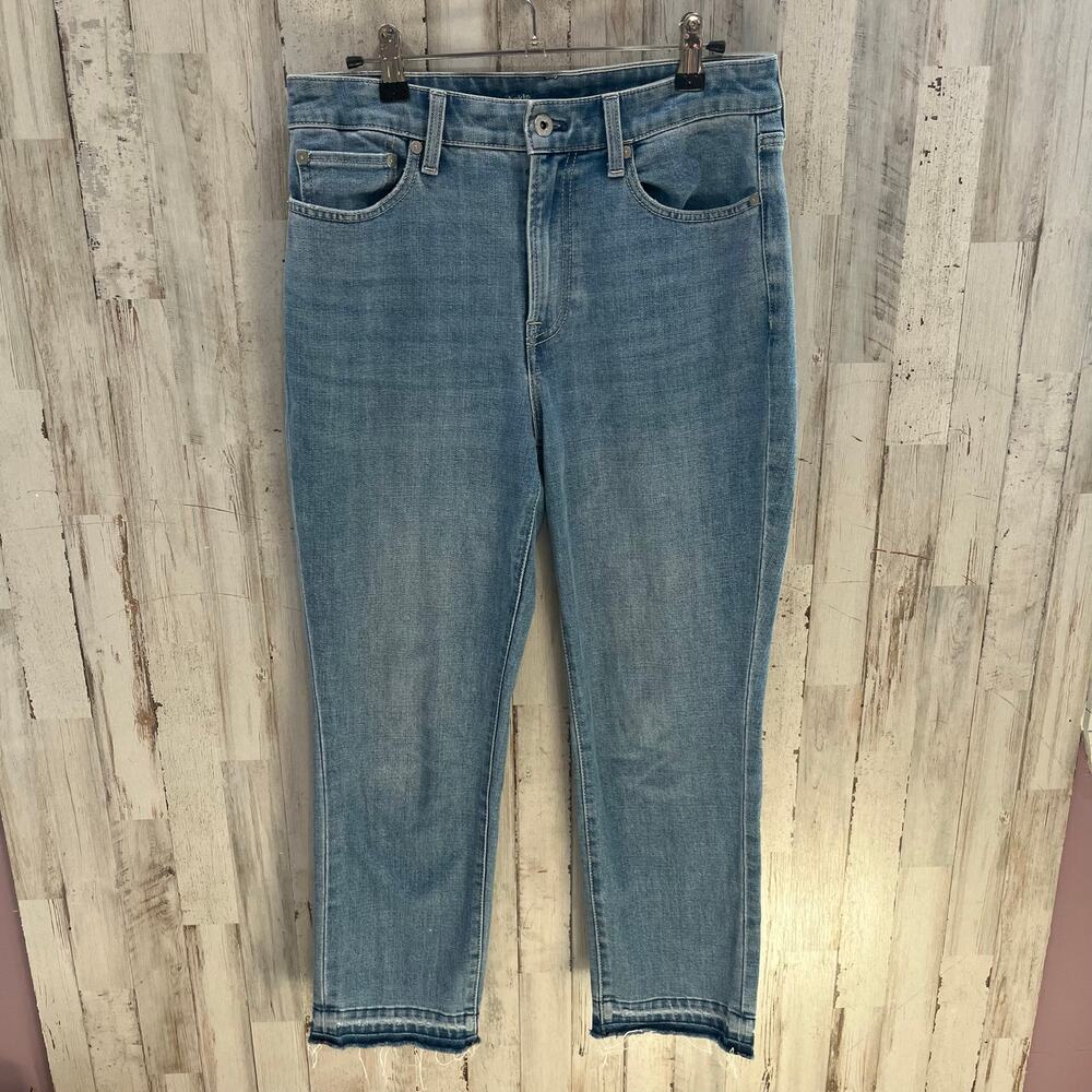 Talbots Flawless High Waist Modern‎ Ankle Release Hem Jeans Womens Size 6 Petite